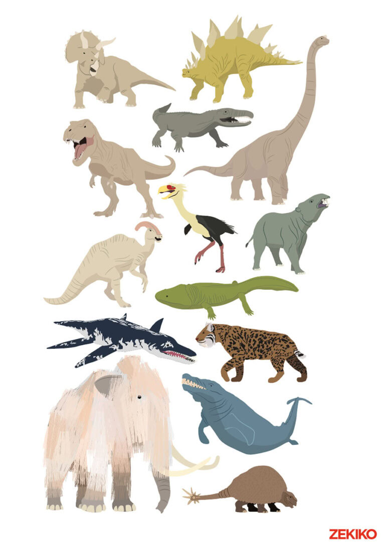 Des dinosaures au Lac Tanay